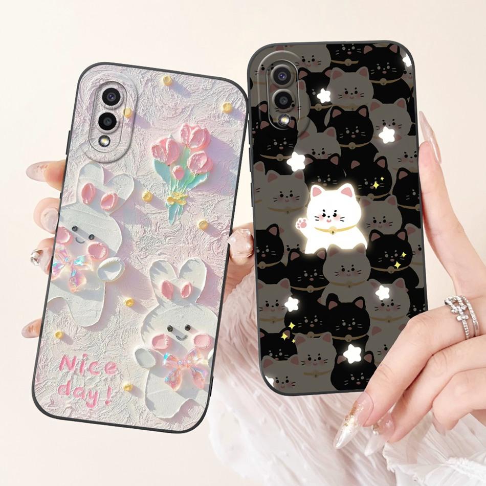 For Samsung Galaxy A02 A02s Phone Case Samsung A02 A02S SM-A025F A022G Elegant Floral Printing Soft Silicone Shockproof Cases