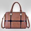 Handbag bag women's niche fashion style splicing women's bag high-end sense large-capacity shoulder messenger bag