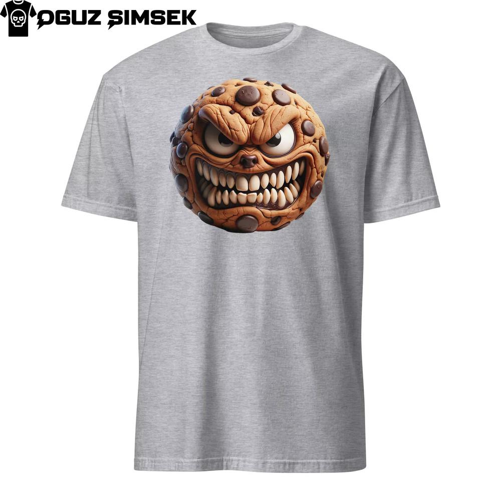 

Angry Cookie Attack! Unisex T-Shirt - Bite into Boldness! Halloween Tee XL