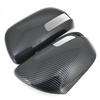 For TOYOTA Hilux Vigo 2004-2015 car Black carbon fibre Rearview mirror cover trim 2005 2006 2007 2008 2009 2011 2012 2013 2014