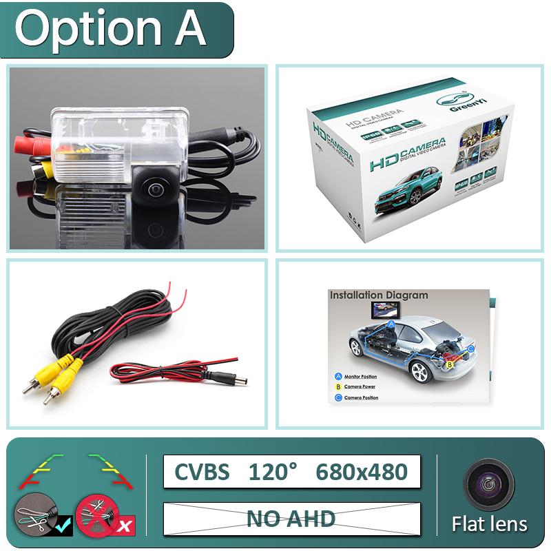 

GreenYi AHD 1080P 170 ° Fisheye Lens Автомобильная камера заднего вида для Toyota Corolla Sedan BYD F3 F3R S6 M6 Lifan 620 sedan X60 Car