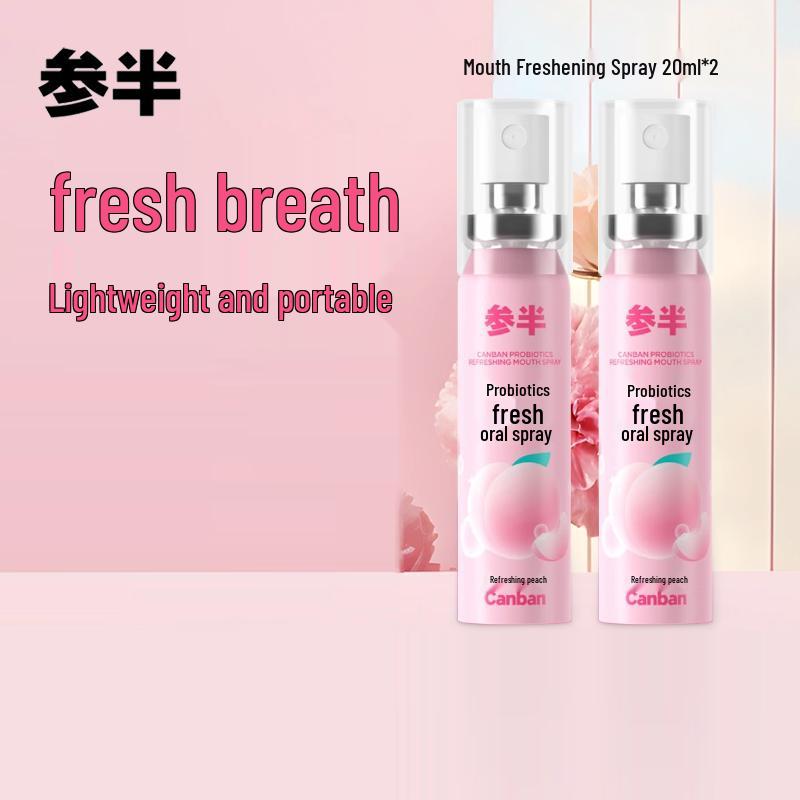 Спрей для освежения дыхания Cenban со вкусом персика (2-Pack)