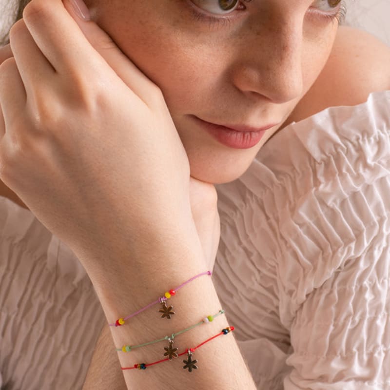 L’OMBRILLANT Blume Anhänger Armband