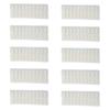120Pcs White Clear PET Label Repositionable Writable Page Marker Bookmarks Clear PET Adhesive Notes for Binder Planner