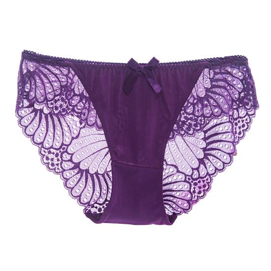 Trendy dámské spodky chladivé elastické dámské kalhotky Pure Color s nízkým pasem pro vnitřní nošení