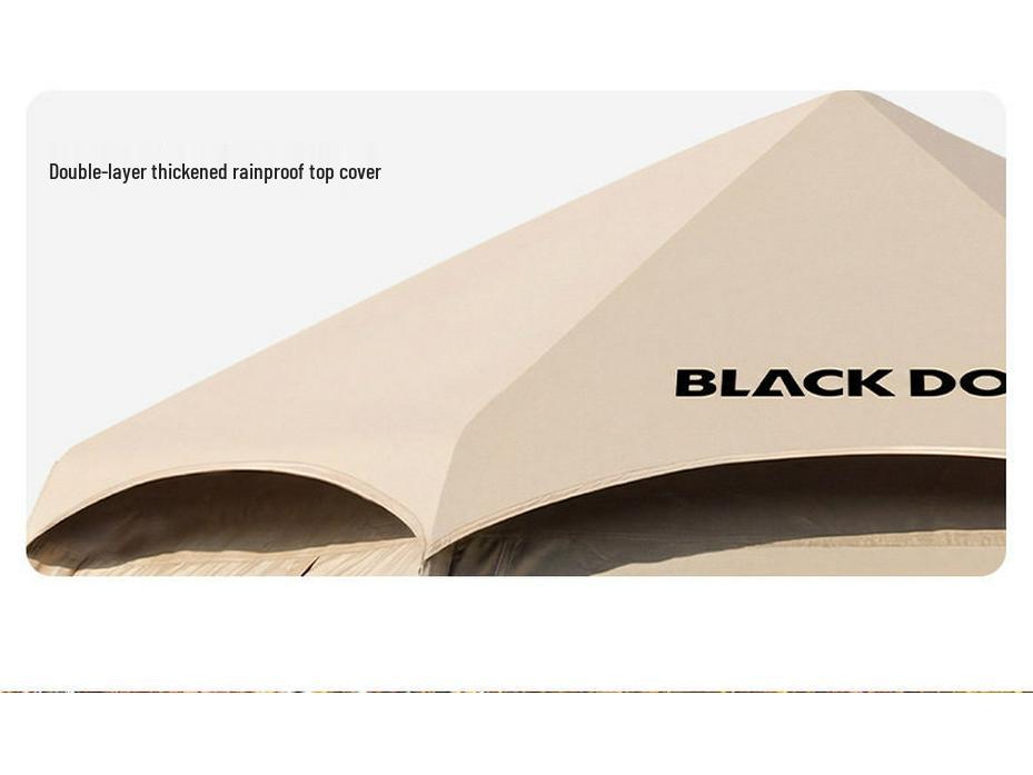 BLACKDOG Hexagonal Automatic Folding Tent: Quick-Open, Rainproof, Sun Protection for Camping and Outdoor Use