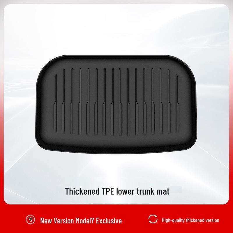 

Tesla Model Y Refresh Foot Pads & Trunk Mats with Center Console Storage Box