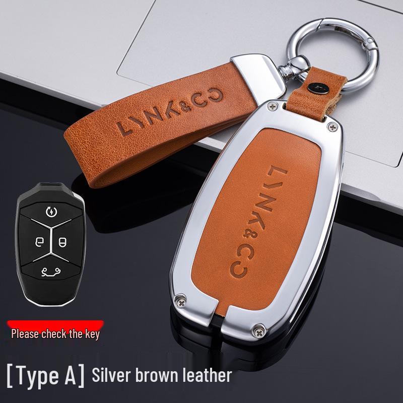 Lynk&Co 03/03+ Key Case for 01PHEV/05/06 High-End Versions - Protective Car Key Shell Modification