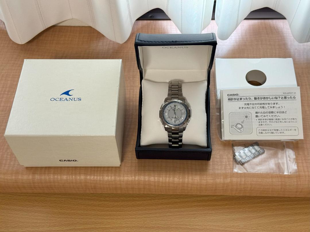 

[Б/У] Casio OCEANUS OCN-T100 (Радиоуправляемые часы на солнечной батарее)