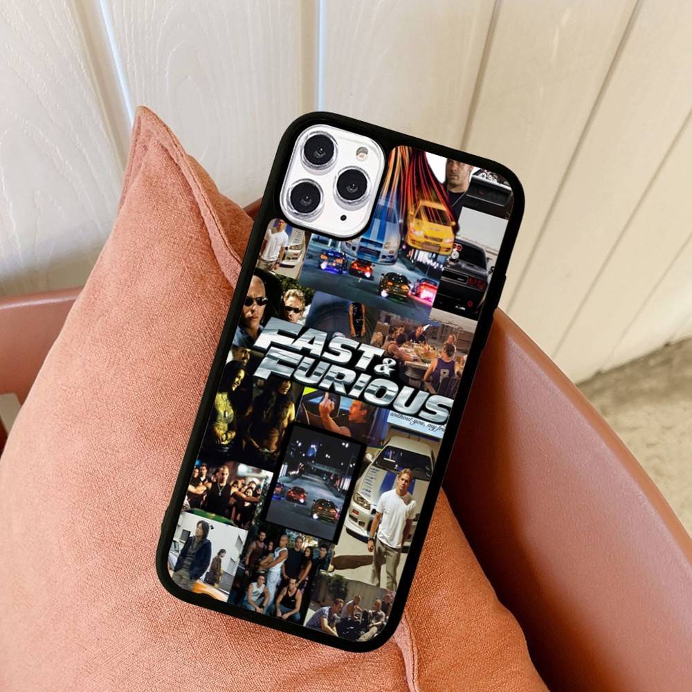 

Movie Series Fast F-Furious For IPhone 17 16 15 14 13 Pro 12 11 Pro Max Hard PC+TPU Phone Cases Back Cover iPhone 13pro max