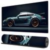 Large Blue Sports Car Design Mouse Pad Desk Mat Gaming Mats Gamer Pc Accessories Keypad Expansion Pads Rubber Antislip Base
