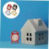 Alasum Miniature Alarm Clocks, Set of 4, 112 Scale, Alloy, Dollhouse Furniture, Accessories, Table Clocks, Photography Props, Interior Decoration,