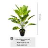 Large Nordic-style Banana Leaf Potted Plant - Indoor Decoration and Landscaping