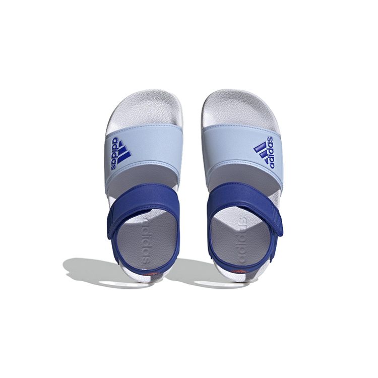 adidas Adilette Sandale C Lucid Blue Dawn Kinder Sneaker Leuchtend Rot H06444