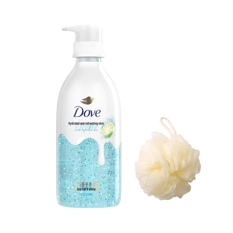 

Dove Essence Shower Gel for Rough Skin, Glacier Sea Salt & White Grapefruit