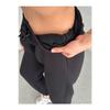 Woman 3 Yarn Fabric Polar Jogger High Waist Service Six