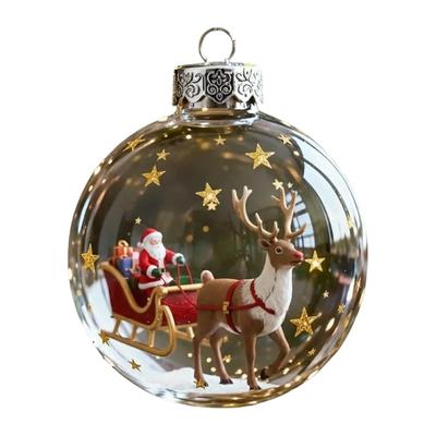 Weihnachtskugeln Klare Saisonale Anhänger Weihnachtsbaumschmuck Für Abendessen Schule Restaurant Einkaufszentrum Hochzeit Geburtstag