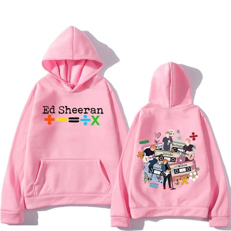 Ed Sheeran Tour Hooded Double Sided Printing Retro Hip Print New Hoodies Men Fleece Sweatshirt  Hoodie Vintage Pullovers for Men