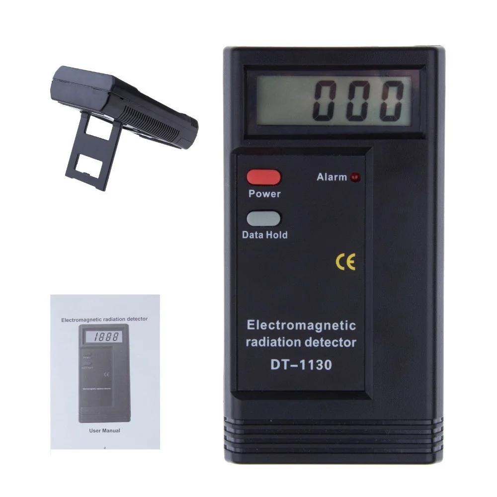 

DT-1130 Electromagnetic Field Radiation Detector Tester Battery Type Handheld Portable Counter Emission Dosimeter Warn Meter чорний