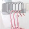 Strong Adhesive Seamless Stickers 4 Hole Clothes Hook Storage Swivel Hook Multifunctional Hanger