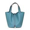 [New] High-quality First-layer Cowhide Niche Vegetable Basket Handbag Female, Genuine Leather Large-capacity High-end Bucket Bag