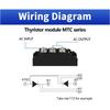Thyristor Module MTC110-16 Diode Module MTC110A-16 Control for thyristor 100A110A Ordinary thyristor