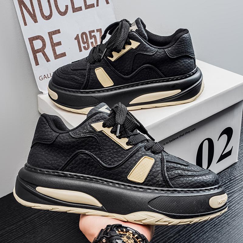 Schuhe Winter Neu Dicksohlig Schnürung Freizeit Schuhe Retro Dad Shoes Erhöhende Sport Board Schuhe