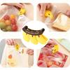 Magnetic Bag Clips Banana Shape Magnetic Clamp Refrigerator Airtight Chip Clips For Home Office Refrigerator Freezer Dorm Pantry