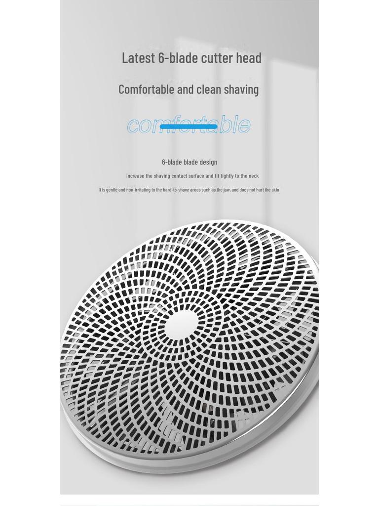 Portable 8D Power Bank Electric Shaver: Fast Charging, Single Head, Travel Friendly