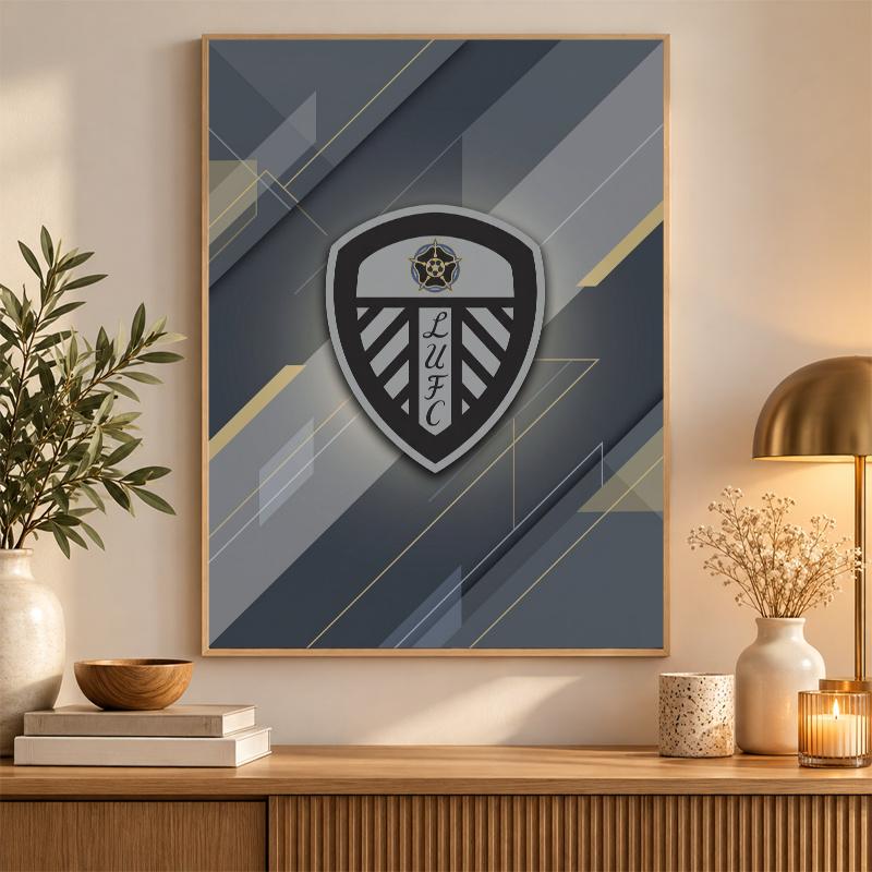 Leeds United Diamond Painting Kit 5D Full Drill DIY Diamond Mosaic Wall Art Home Decor