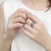 Simple Vintage Layered Rings for Women Silver Color Bohemian Adjustable Finger Ring Geometric Irregular Opening Rings Jewelry