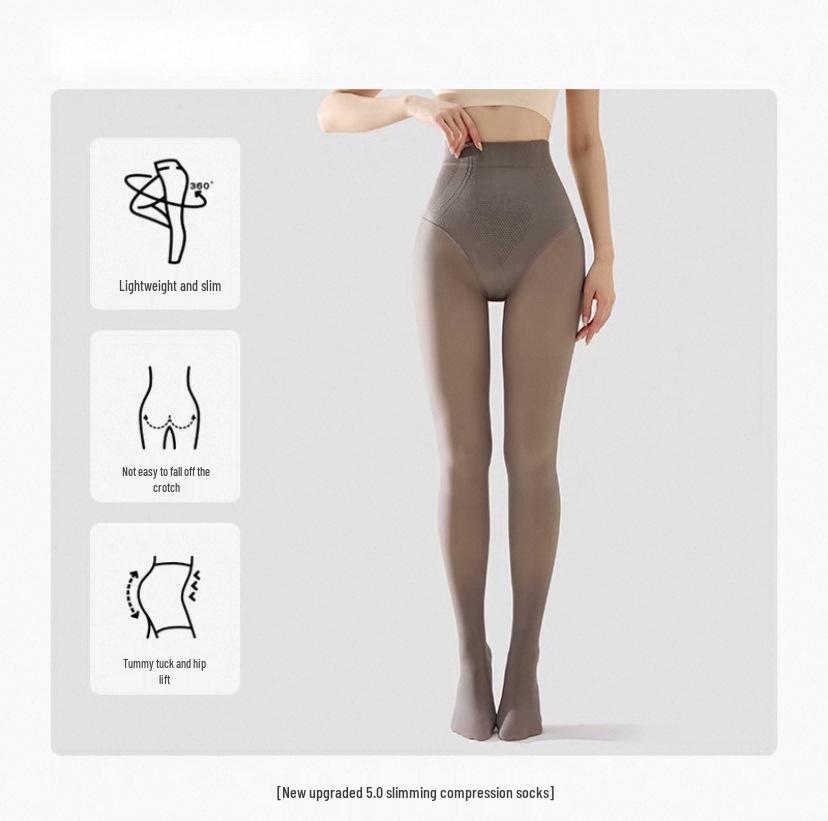 Black Sheer Skin Tone Leggings for Women, Nude Look, Fleece-Lined, Thick Winter Tights, Autumn/Spring Style, Silk-like Pantyhose