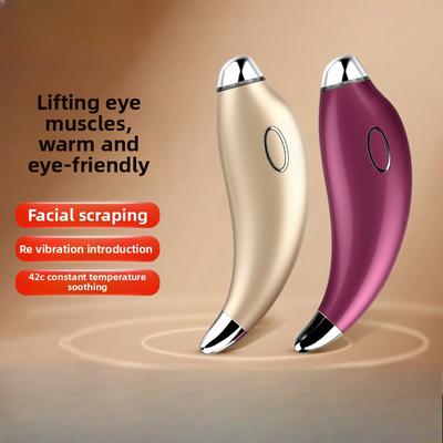 Neue Erwärmung zur Entfernung von Augenlinien, Massage-Stift, Gesichtsschabinstrument, Kleiner Delphin Vibrations-Einführung Augen-Schönheitsinstrument