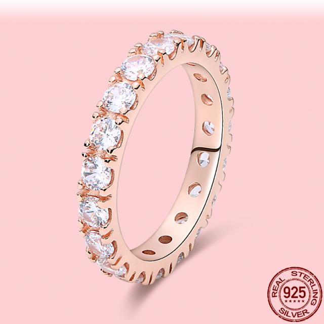  Sterling Silve Rings Popular Flower Lucky Rings Jewelry For Women Making Dorpshipping Rings TrendFlower Jewelry