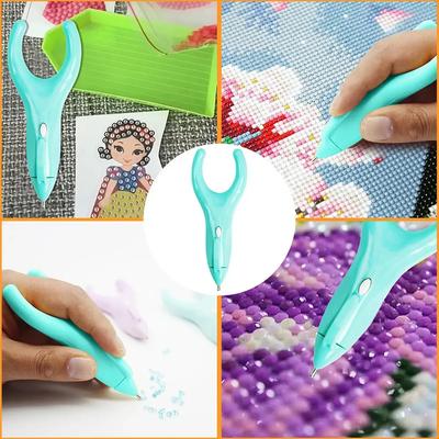 1pcs Macaron Color Diamond Painting Pen Tools Ergonomic Design 5D DIY Diamond Painting Accessories Hand Sewing Supplies