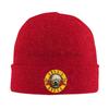 Heavy Metal Guns N Roses Bonnet Hats Unisex Street Elastic Knit Hat Winter Warm Skullies Beanies Cap for Travel Outdoor Camping