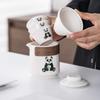 Panda Portable Travel Tea Set One Pot Three Cups Quick Cups Outdoor Camping Kung Fu Brewing Teapot Companion Gift