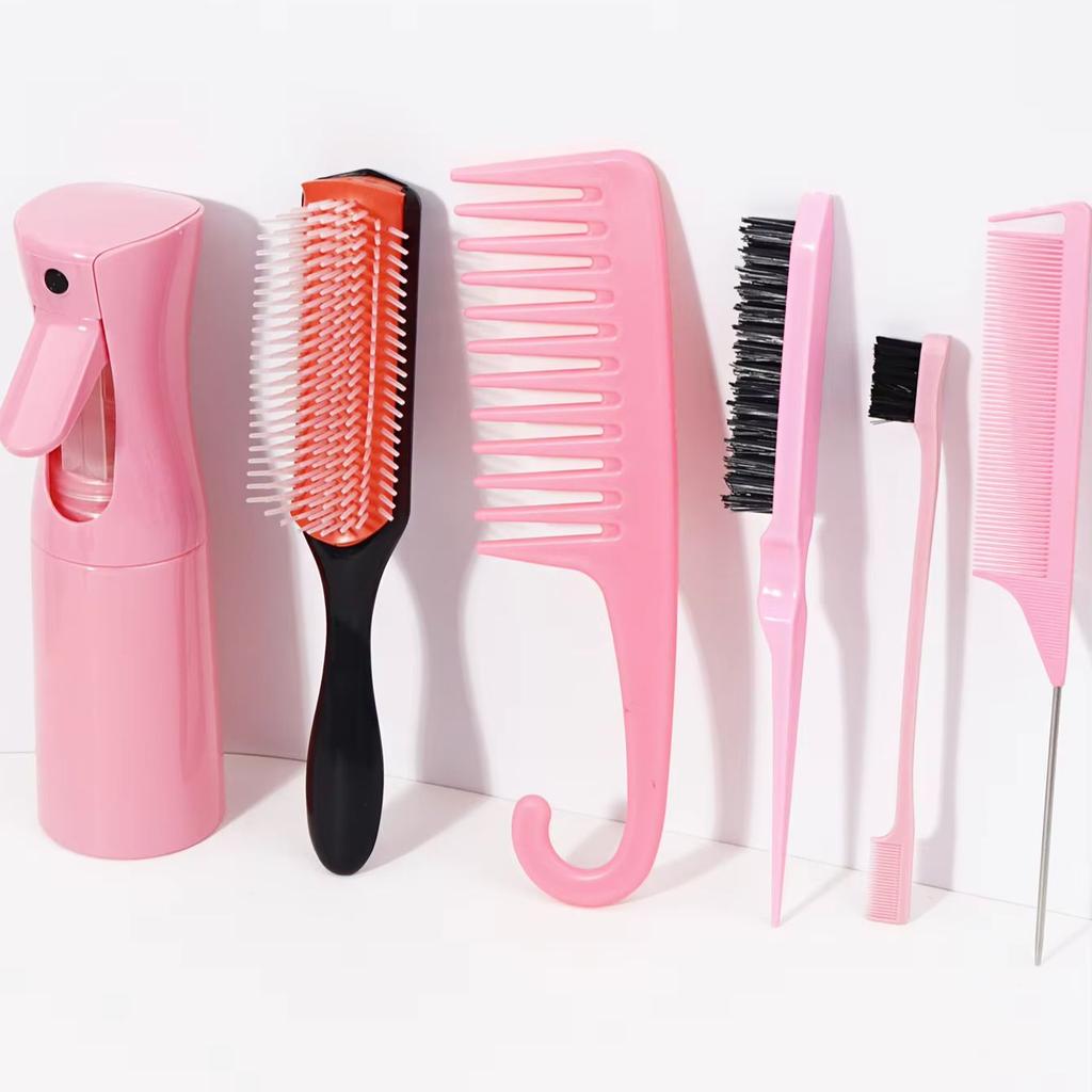 6-piece Set of Hair Salon Styling Tools,a Complete Salon Quality Set Suitable for All Hairstyles,essential for Travel