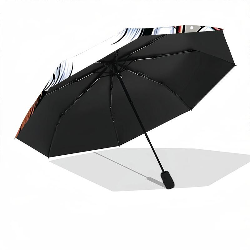 1pc Winter Snow Dog Fashionable Automatic Opening/Closing Folding Umbrella with 8 Bones, Windproof Portable, Daily Use254