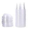 50pcs 250/300 ML Disposable Plastic Drink Cups Transparent Yogurt Container Ice Cream Cup  Business