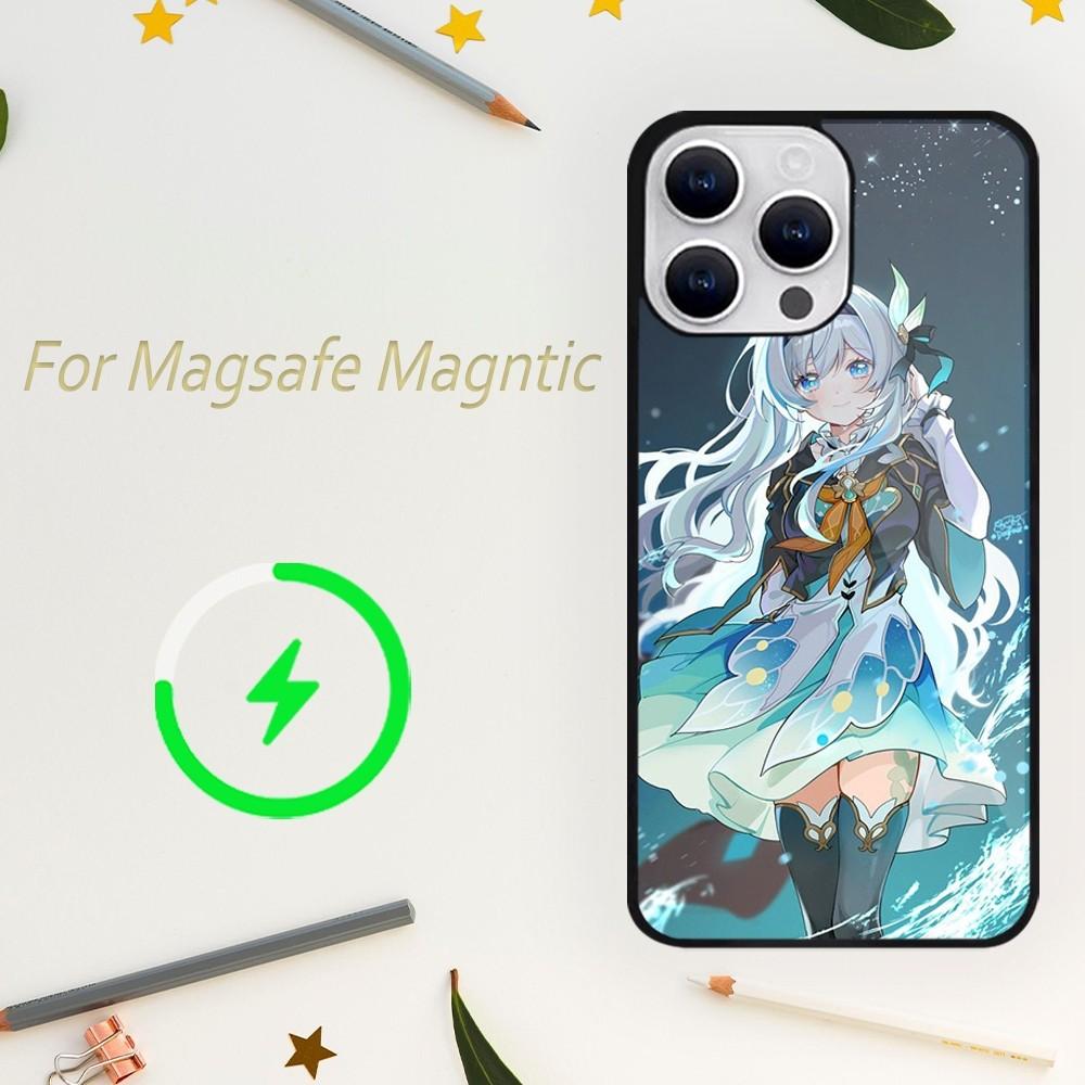 Honkai Star Rail Firefly Game Phone Case For iPhone 15 14 13 12 11 Plus Pro Max Magsafe Magnetic Wireless Charging