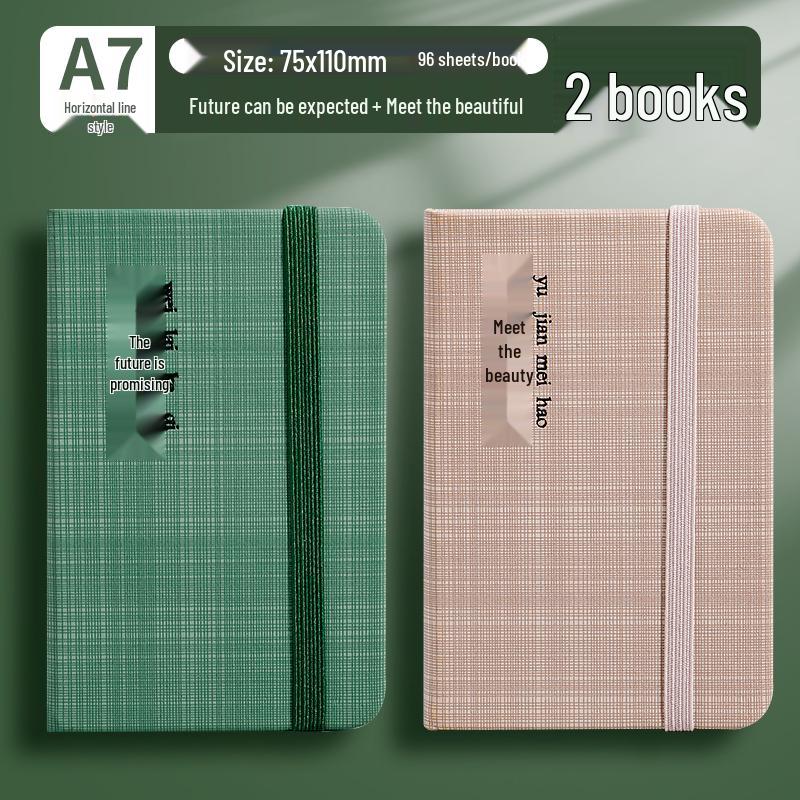 A7 Mini Pocket-Sized Notebook: Portable, Simple, and Perfect for Students