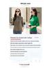 Women's Pure Cotton Long Sleeve Zipper Cardigan with Stand-Up Collar - Autumn Fashion Outerwear Top