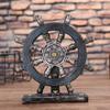 Creative Retro Rudder Compass Model Coffee Shop Window Display Table Props Decorations