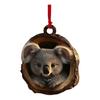 Christmas Animal Ornament Cartoon Forest Animal Hanging Decoration 2D Flat Acrylic Pendant