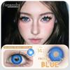 FUNSACHY 1 Pair Fashion Colored Contact Lenses for Cosplay Green Pink Anime Cosplay Lens Beauty Halloween Makeup Eye Soft Lens