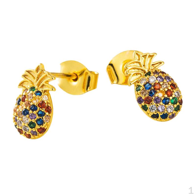 Fruit Pineapple Earrings for Women, Drop Girls Hanging Earrings, Creative