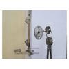 Invisible/Mortise lock,Sliding Door Invisible Hook lock,Alloy Lock body,For Framed Glass Door,strong, durable,Door Hardware