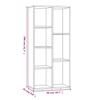 Bookshelf Gray Sonoma 50x25x106 Cm