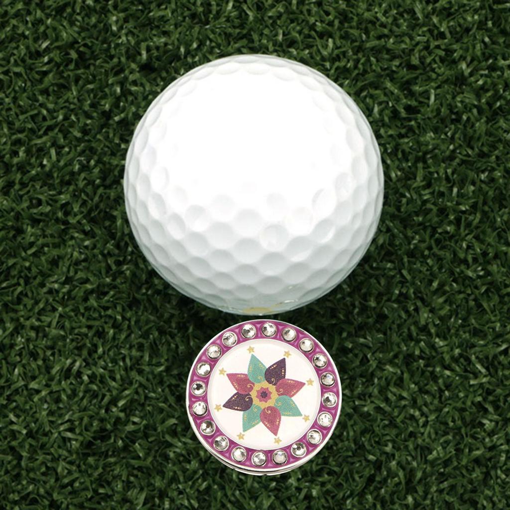 Golf Ball Marker Hat Clip for Men Women Zinc Alloy Markers Removable Caps Visor